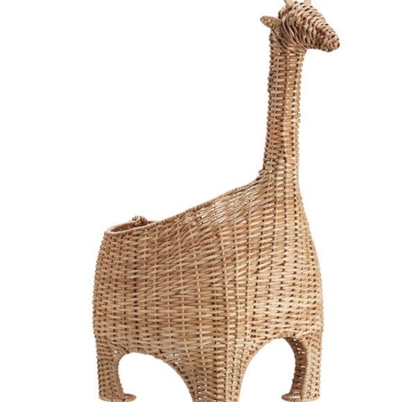 Giraffe Basket - Wicker/ Rattan from Pottery Barn / West Elm - Picture 1 of 6